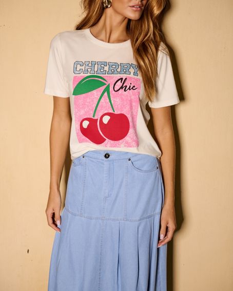 T-Shirt Cherry Off White