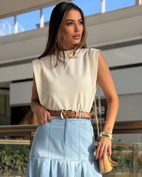 Regata Muscle Tee Natural