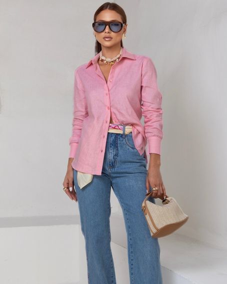 Camisa Gi Rosa Orchid