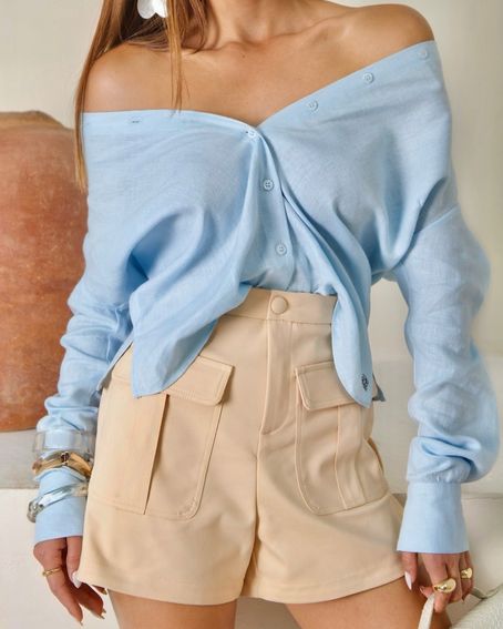 Camisa Gi Azul Cloud