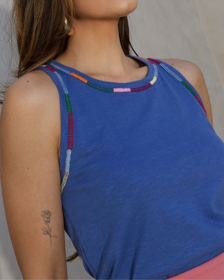 Regata Long Azul Jeans