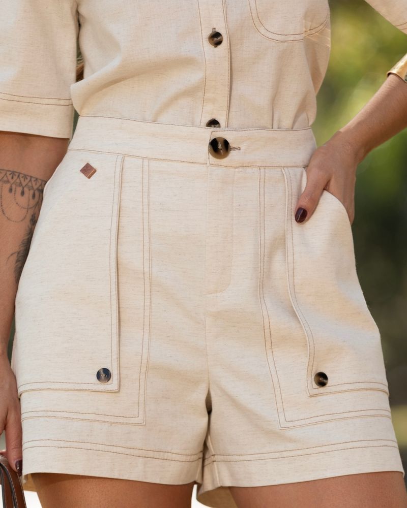 Short-Linho