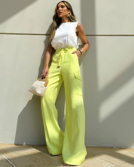 Calça Alfaiataria Cargo Lima