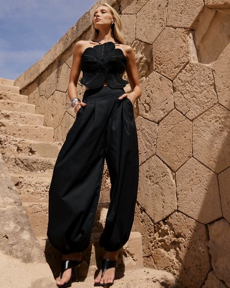 Calça Algodão Aladin Preta