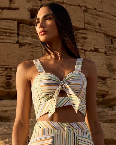 Top Laço Stripes Colors