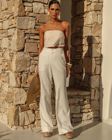 Calça Agatha Off White