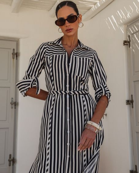 Chemise Stripes P & B