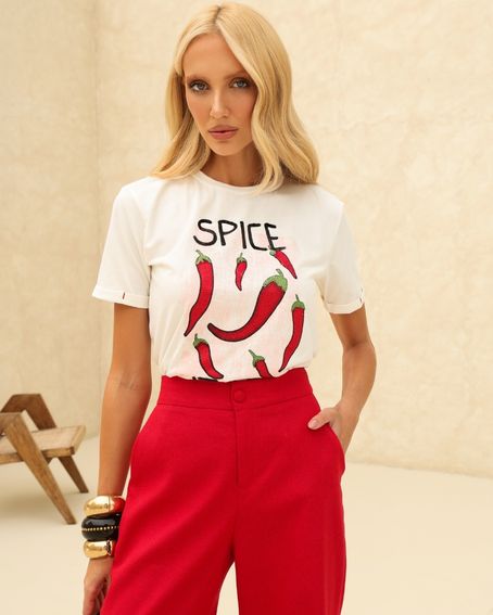 T-Shirt Spice It Up Off White
