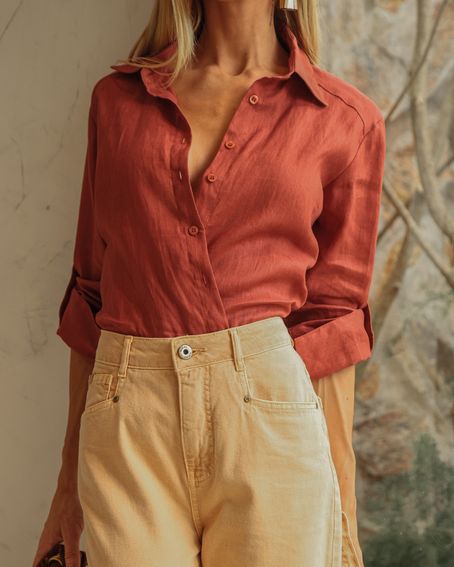 Camisa Gi Terracota