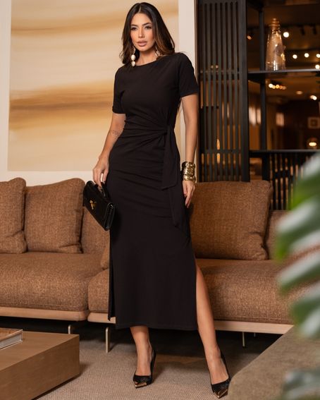 Vestido Nó Basic Preto